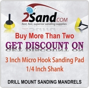 Buy 3 Inch Micro Hook Sanding Pad More Than 2 & Save