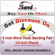 Buy 2 Or More 2 Inch Micro Hook Sanding Pad & Save